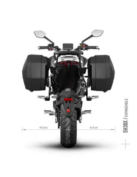 Supports valises latérales SHAD 3P System CF Moto 800 NK/ Sport / Advanced 2023-2025