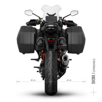 Supports valises latérales SHAD 3P System KTM 1290 Super Duke GT 2023-2025 2