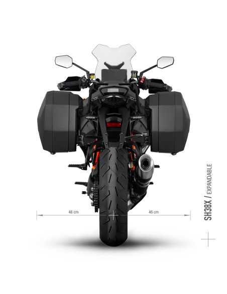 Supports valises latérales SHAD 3P System KTM 1290 Super Duke GT 2023-2025