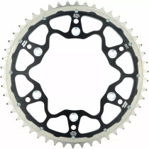 Couronne MOTO MASTER bi-métal - Pas 420 - Noir - KAWASAKI 65 KX