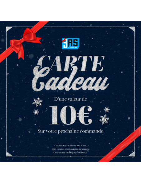 Carte cadeaux de Noël 10€