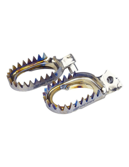 Repose pieds titane anti-boue SCAR Triumph TF 250 X 2024