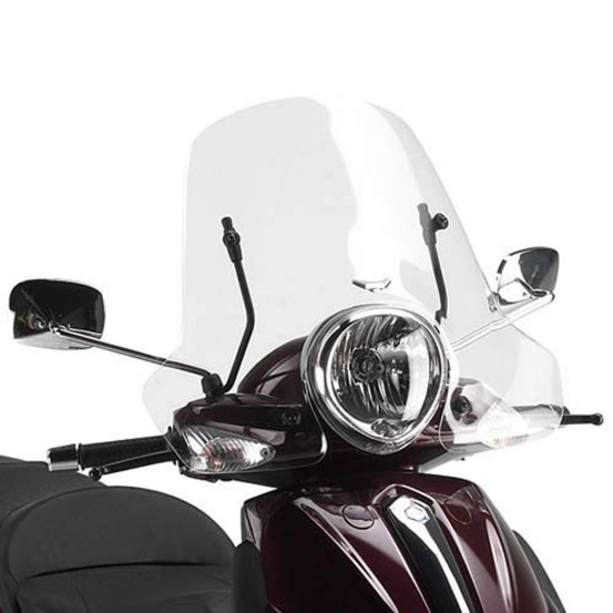 Bulle Givi 106A Piaggio Beverly Tourer 125 - 250 - 300 - 400 2008 - 2010 500 2003 - 2007 - Incolore