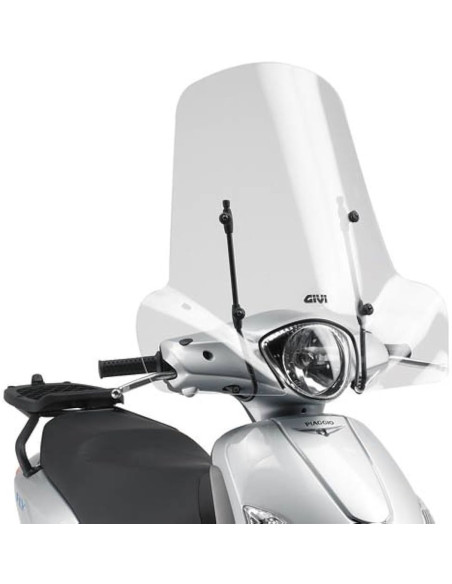 Bulle Givi 107A Peugeot - Piaggio - Askoll - Keeway - Suzuki - Sym - Incolore
