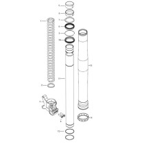 Cache poussière fourche OHLINS 48mm à l'unité