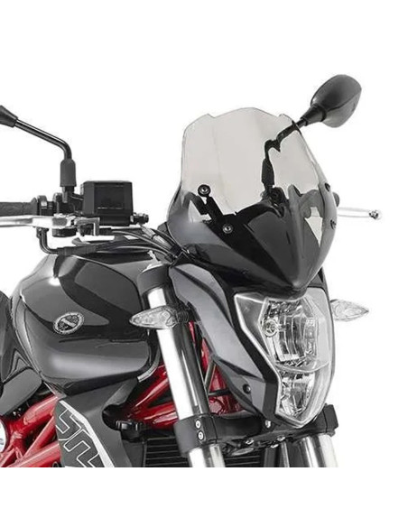 Bulle Givi 247A Benelli BN302 - Honda CB 1000 R - KTM Duke 125-200-390 2011-2016 - SUZUKI GSR 600 2006-2011 - Fumé
