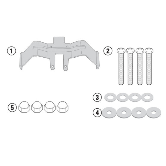 Kit de fixation pour bulle Givi 3110KIT Suzuki 1000 GSX S-F 2015-2025