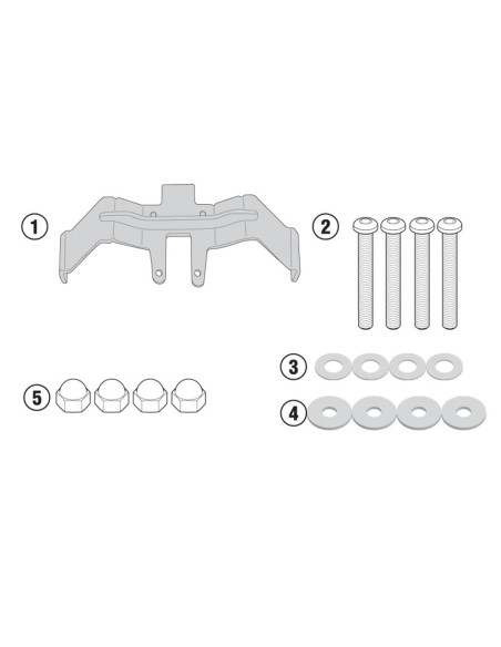 Kit de fixation pour bulle Givi 3110KIT Suzuki 1000 GSX S-F 2015-2025
