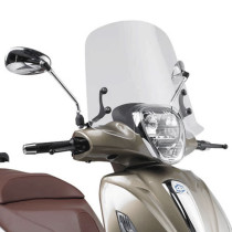 Bulle Givi 357A Piaggio Beverly 125IE-300IE-350 2010-2020 - Incolore