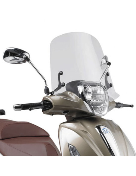 Bulle Givi 357A Piaggio Beverly 125IE-300IE-350 2010-2020 - Incolore