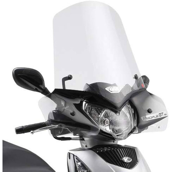 Bulle Givi 443A Kymco People Gti 125-200-300 2010-2020 - Incolore