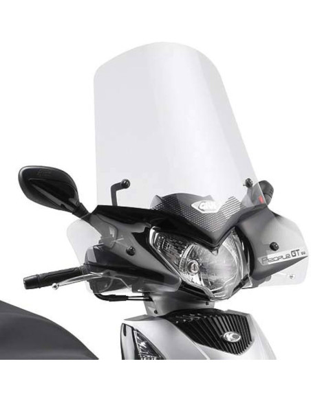 Bulle Givi 443A Kymco People Gti 125-200-300 2010-2020 - Incolore