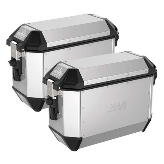 Valises latérales Givi Monokey Trekker Alaska 36L - Gris