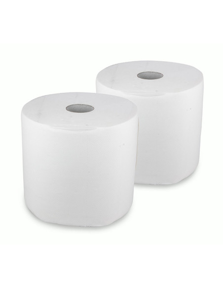 Pack 2 rouleaux de papiers d'atelier Micro Gaufré Blanc