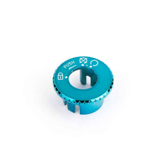 Capuchon de contacteur à clé Bleu adaptable Booster
