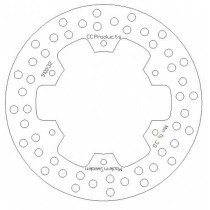 Disque de frein CC PRODUCTS Arriere Yamaha YZ WR TT 1988-1997