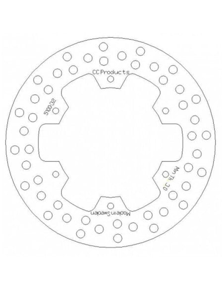 Disque de frein CC PRODUCTS Arriere Yamaha YZ WR TT 1988-1997