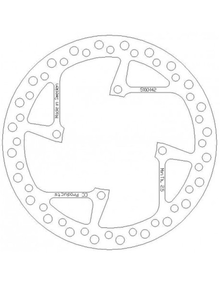 Disque de frein CC PRODUCTS Avant SHERCO 2004-2012