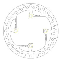Disque de frein CC PRODUCTS Arriere SHERCO 2004-2012