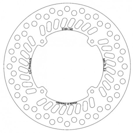 Disque de frein CC PRODUCTS Avant Honda XR XL XLR