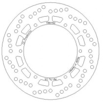 Disque de frein CC PRODUCTS Avant Maico 235 mm 1984-1985