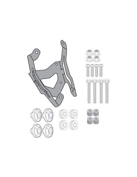 Kit de fixation pour bulle Givi D2122KIT Yamaha MT-09 Tracer 2015-2017