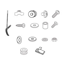 Kit de fixation pour bulle Givi 292DT pour Kymco Dink 50 - 125 - 200i 2006 - 2016