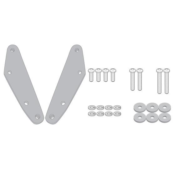 Kit de fixation pour bulle Givi D6112KIT Kymco Xciting S400I TCS 2018-2024