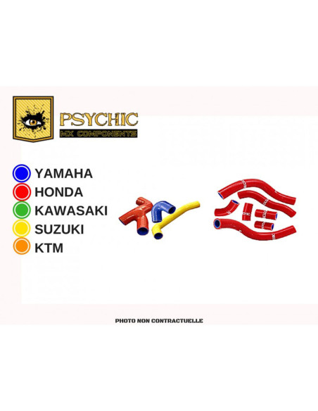 Durites de radiateurs Honda 450 CRF R 2009-2012 Rouge