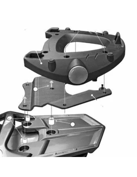 Support top case Givi Monokey E228 Yamaha 1300 FJR Monokey 2006-2020