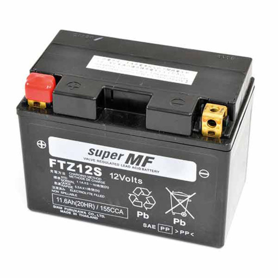 Batterie moto 12v FURUKAWA FTZ12S FA activée usine