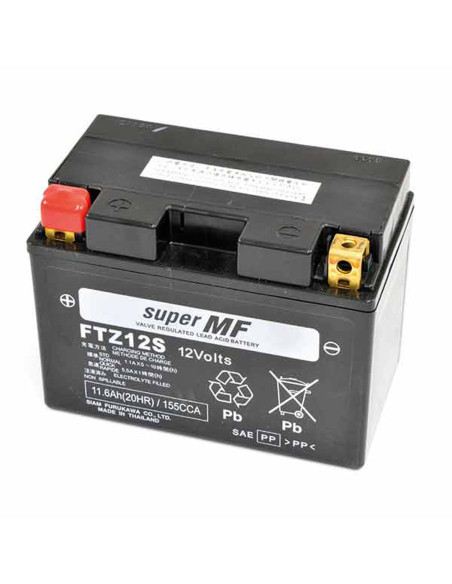 Batterie moto 12v FURUKAWA FTZ12S FA activée usine