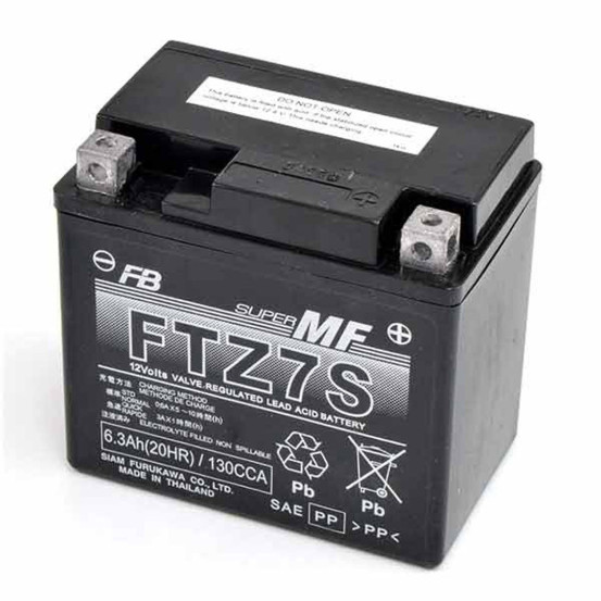 Batterie moto 12v FURUKAWA FTZ7S FA activée usine