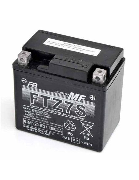 Batterie moto 12v FURUKAWA FTZ7S FA activée usine
