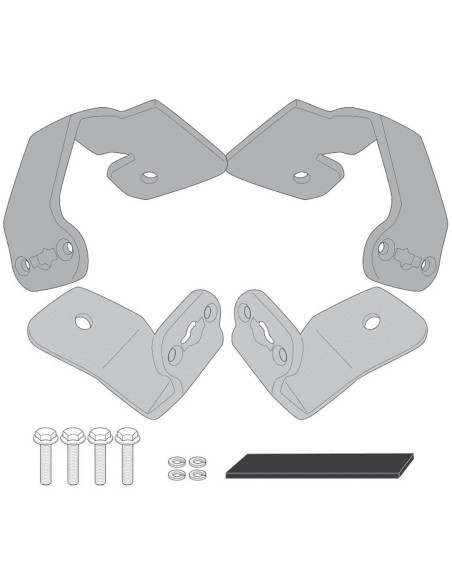 Kit spécifique supports valises Givi sans support top case Honda NC 750 X 2025-2026