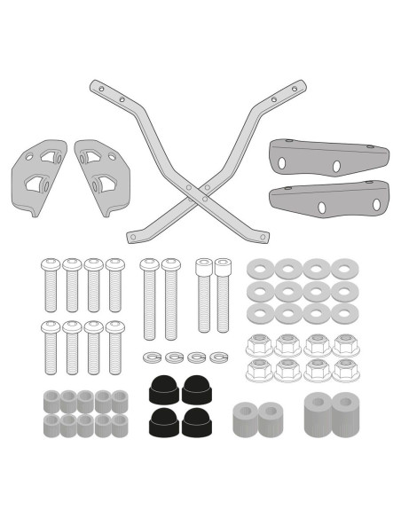 Support top case Givi Monokey - Monolock 4131FZ Kawasaki Z 650 RS 2022-2026