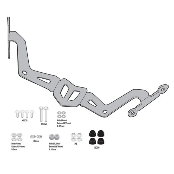 Kit de fixation pour bulle Givi A2151A Yamaha MT-03 321 2020-2025