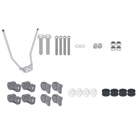 Kit de fixation pour bulle Givi A5618A Piaggio 1 2021-2026