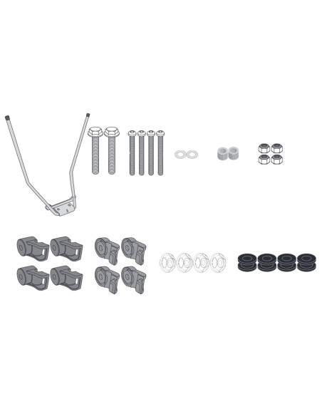 Kit de fixation pour bulle Givi A5618A Piaggio 1 2021-2026