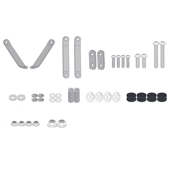 Kit de fixation pour bulle Givi A7062A SYM Fiddle 125 Euro 5 2020