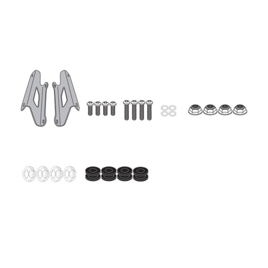 Kit de fixation pour bulle Givi A7068A SYM Joyride 300 2022-2025