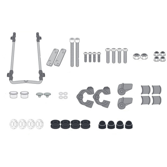 Kit de fixation pour bulle Givi A8964A NIU Uqi GT 2021-2026