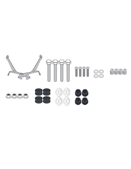 Kit de fixation pour bulle Givi A9053A Royal Enfield Meteor 350 2021-2022