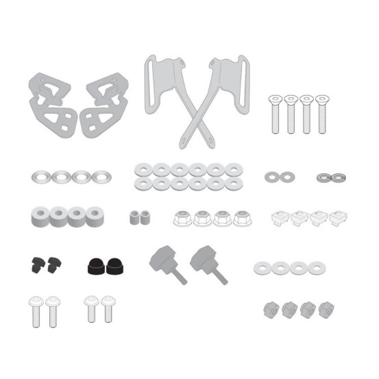 Kit fixation bulle Givi 2139DT YAMAHA 900 Tracer-GT 2018 - 2020