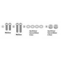 Kit de fixation pour bulle Givi D6114KIT Kymco Agility 300-350 R16 2019-2025