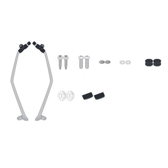 Kit de fixation pour bulle Givi D6115KIT Kymco X - Town City 125 - 300 2020-2025