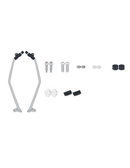 Kit de fixation pour bulle Givi D6115KIT Kymco X - Town City 125 - 300 2020-2025