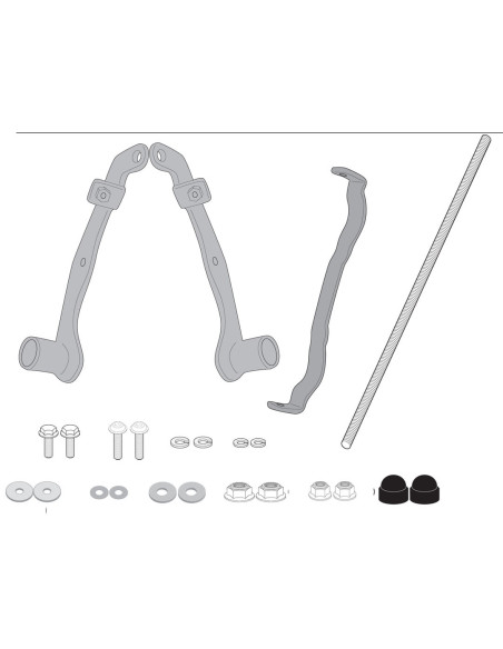 Supports feux additionnels Givi YAMAHA MT09 TRACER 2015 - 2017