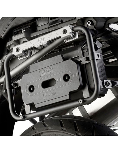 Kit de fixation universel pour boite à outil Givi S250 à fixer sur support valise PL/PLR