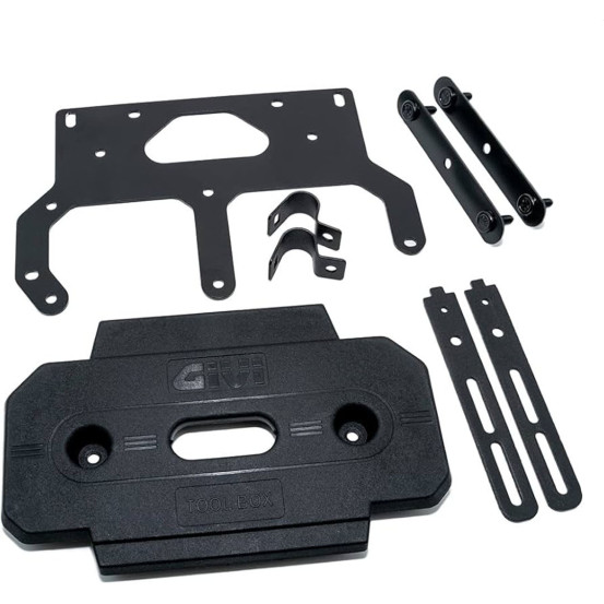 Kit de fixation pour boite à outil Givi S250 à fixer sur support valise HONDA - SUZUKI